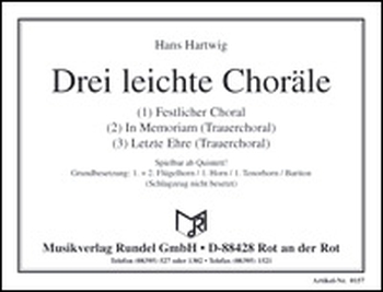 Drei leichte Choräle