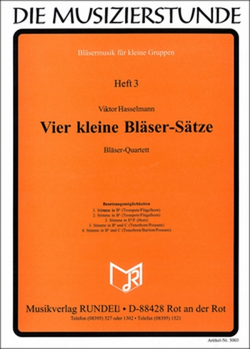 Vier kleine Bläsersätze