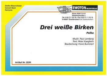 Drei weiße Birken