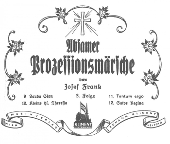 Absamer Prozessionsmärsche, III. Folge