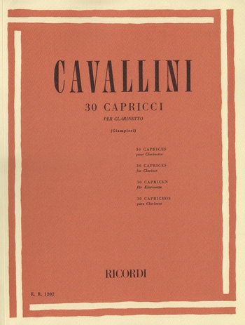 30 Capricen für Klarinette