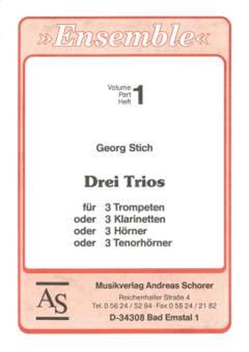 Drei Trios für drei Trompeten