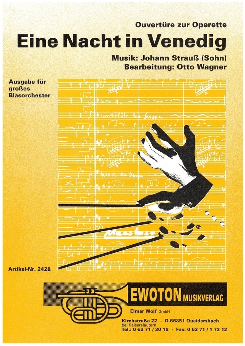 Eine Nacht in Venedig - Ouvertüren - Musikverlag Abel