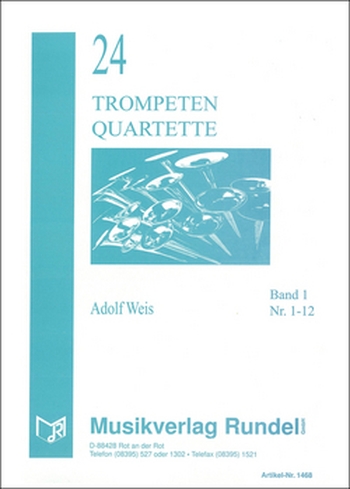 24 Trompeten Quartette, Band I (1-12)