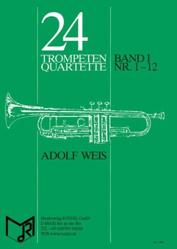 24 Trompeten Quartette, Band I (1-12)