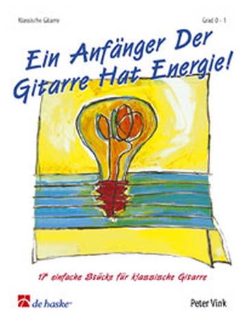 Ein Anfänger der Gitarre hat Energie