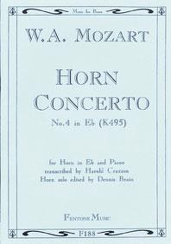 Concerto No 4 K495       