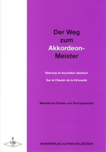 Der Weg zum Akkordeonmeister - Band 4