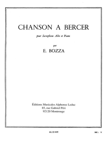 Chanson A Bercer (Saxophon)