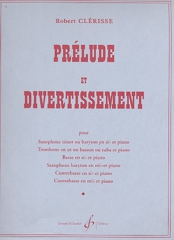 Prelude et Divertissement (Saxophon)