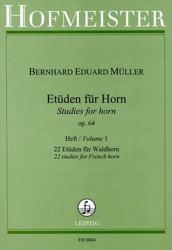 Etüden für Horn op. 64, Band 1