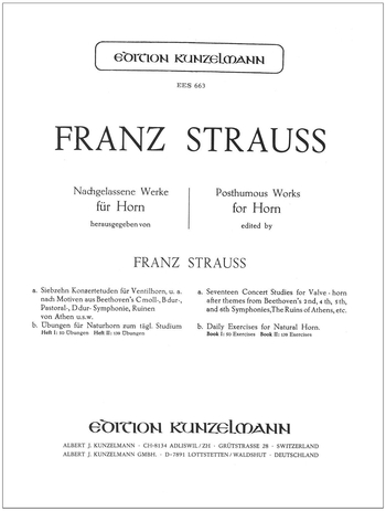 17 Konzertetüden für Ventilhorn