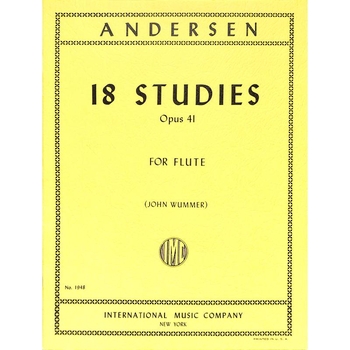 18 Studies op. 41 (Flöte)