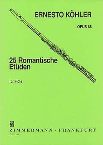 25 romantische Etüden, op. 66 (Flöte)