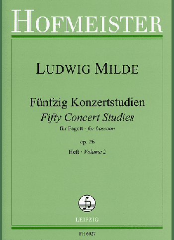 Fünfzig Konzertstudien für Fagott, Heft 2