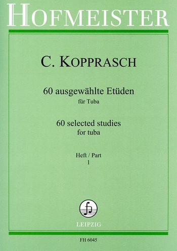 60 ausgewählte Etüden, Band 1 (F-Tuba)