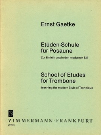 Etüden Schule für Posaune