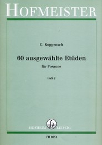 60 ausgewählte Etüden für Posaune, Band 2