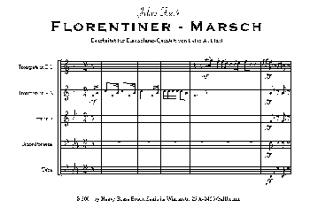 Florentiner-Marsch (Blechbläser)