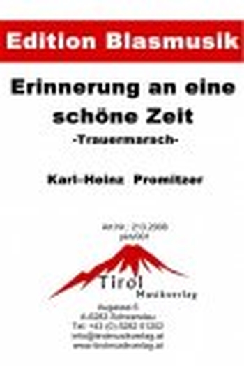 Erinnerung An Eine Schone Zeit Trauermarsche Musikverlag Abel