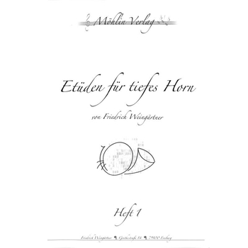 Etüden für tiefes Horn - Heft 1