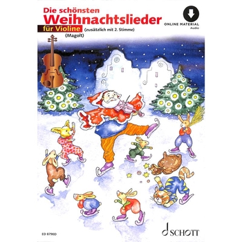 Die schönsten Weihnachtslieder - Violine (mit Online Audio)