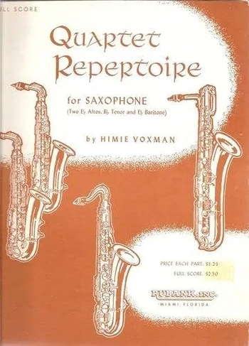Quartet Repertoire for Saxophone