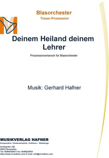 Deinem Heiland deinem Lehrer