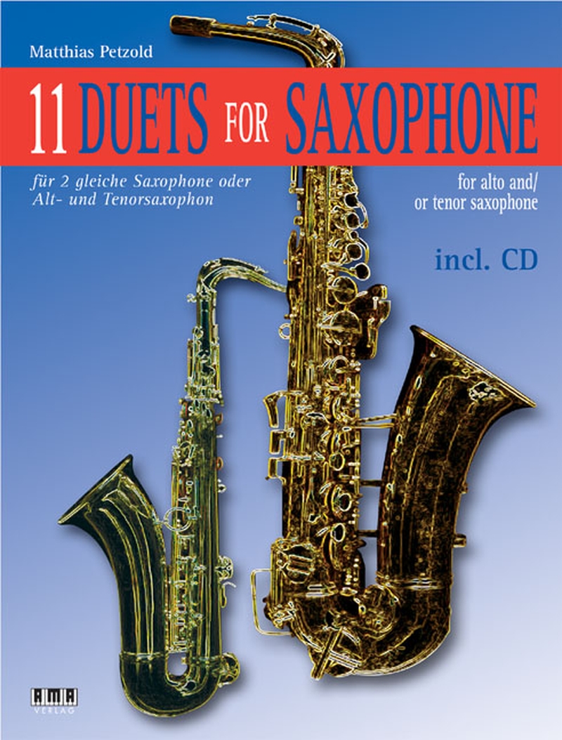 11 Duets for Saxophones (inkl. CD) 2 Saxophone Musikverlag Abel