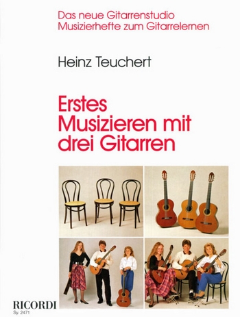 Erstes Musizieren mit 3 Gitarren