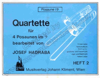 Quartette für Posaunen in C, Band 2