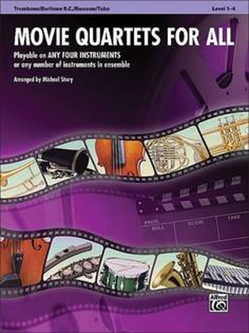 Movie Quartets for All - Posaune/Bariton/Fagott/Tuba in C
