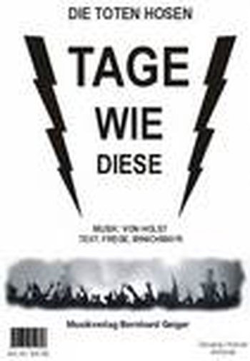 Tage wie diese - Klavier/Gesang