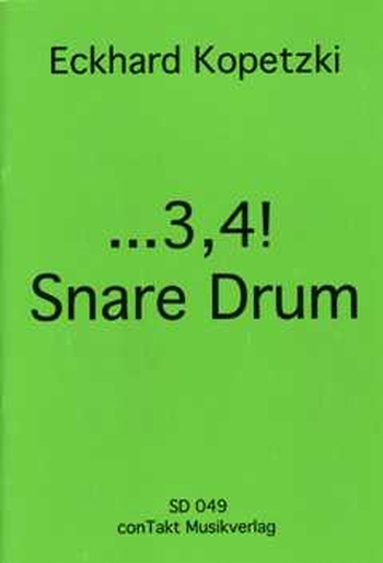 3, 4 ... Snare Drum