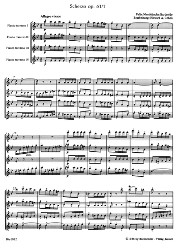 Scherzo aus Ein Sommernachtstraum op.61/1