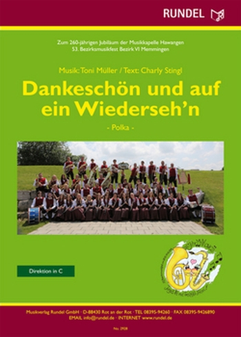 Dankeschön und auf ein Wiederseh'n