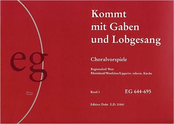 Kommt mit Gaben und Lobgesang, Band 3