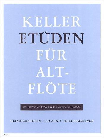 Etüden für die Altblockflöte