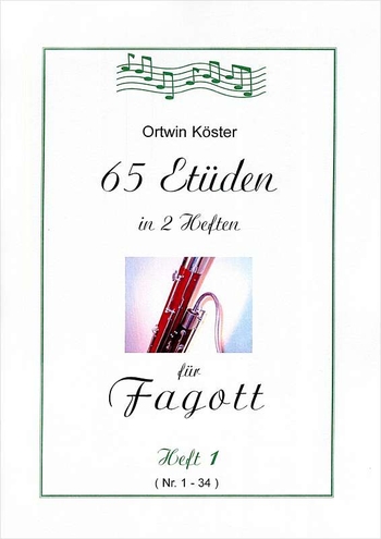 65 Etüden für Fagott, Band 1 (Nr. 1-34)