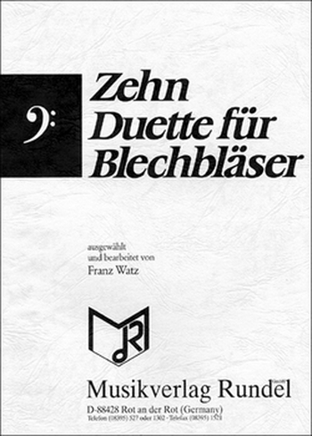 Zehn Duette für Blechbläser (Bassschlüssel)