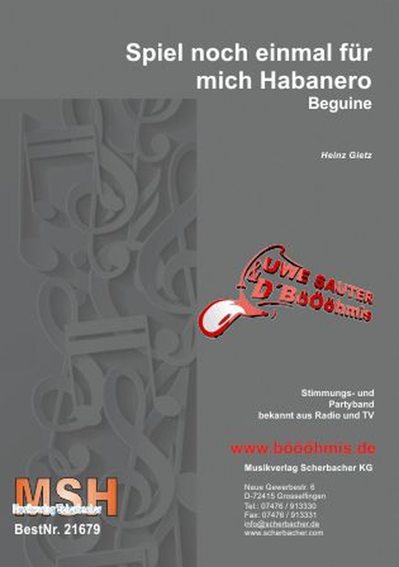 Text Spiel Noch Einmal Für Mich Habanero Spiel noch einmal für mich Habanero - Moderne Einzeltitel - Musikverlag