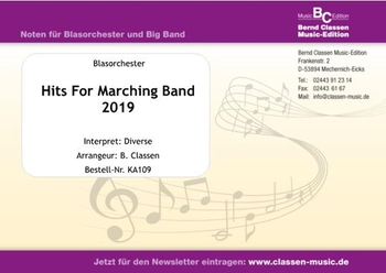 Hits for Marching Band 2019