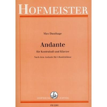 Andante für Kontrabass und Klavier