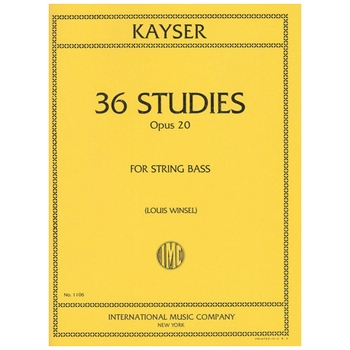 36 Studies, op. 20