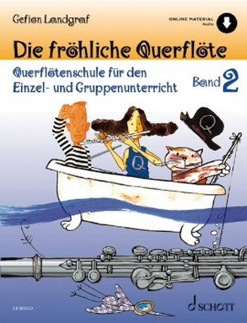 Die fröhliche Querflöte - Band 2 (inkl. Audiodatei)