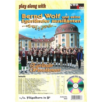 Egerländer Wunschkonzert - 1./2. Flügelhorn (inkl. CD)