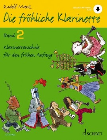 Die fröhliche Klarinette, Band 2 (mit Audiodatei)