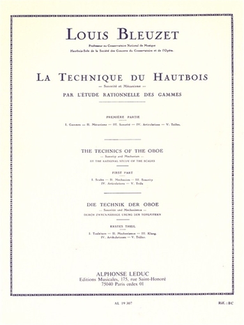 Techniques of the Oboe - Band 1