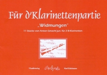 Für d'Klarinettenpartie "Widmungen"