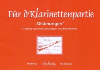 Für d' Klarinettenpartie "Widmungen"